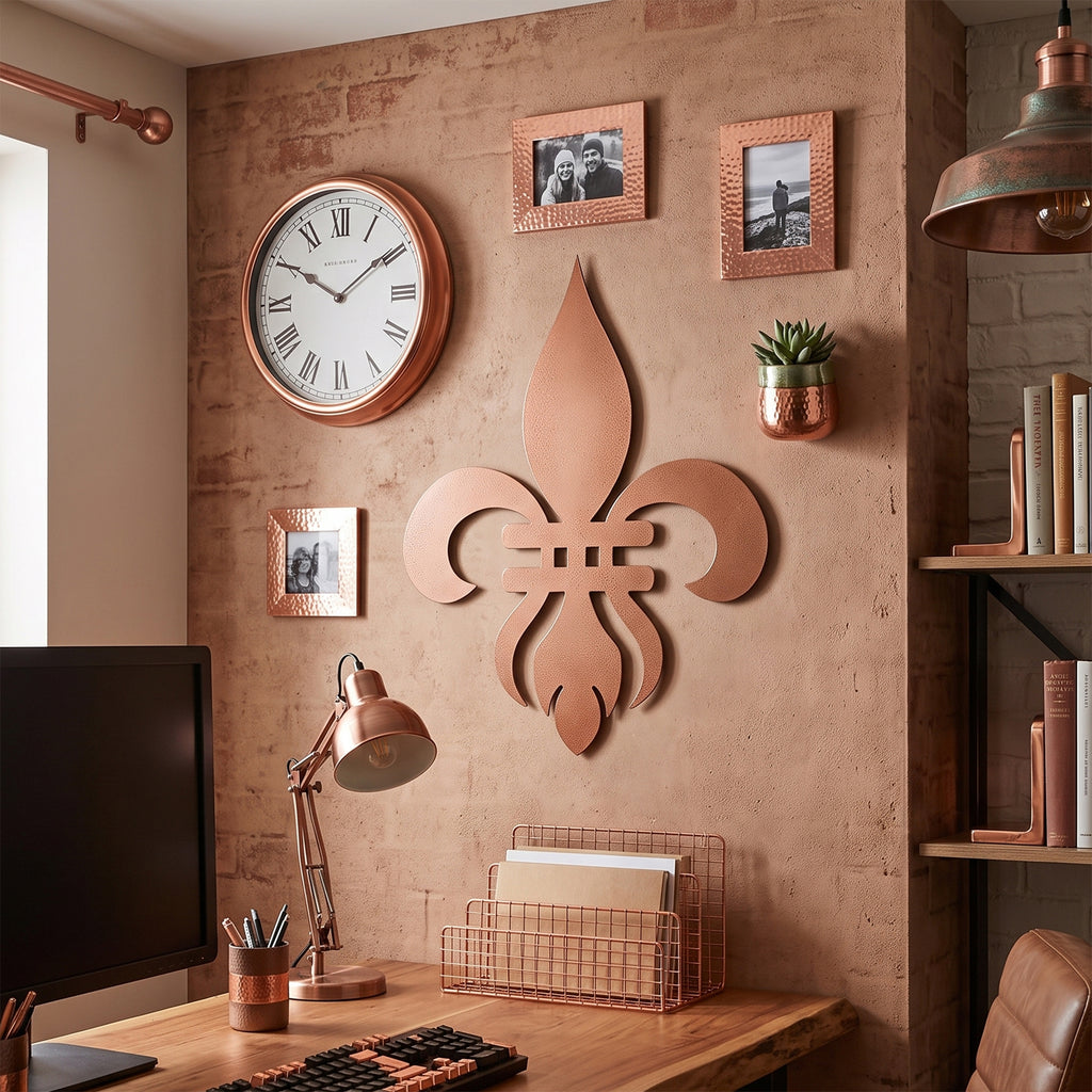 Royal Fleur De Lis Metal Wall Art